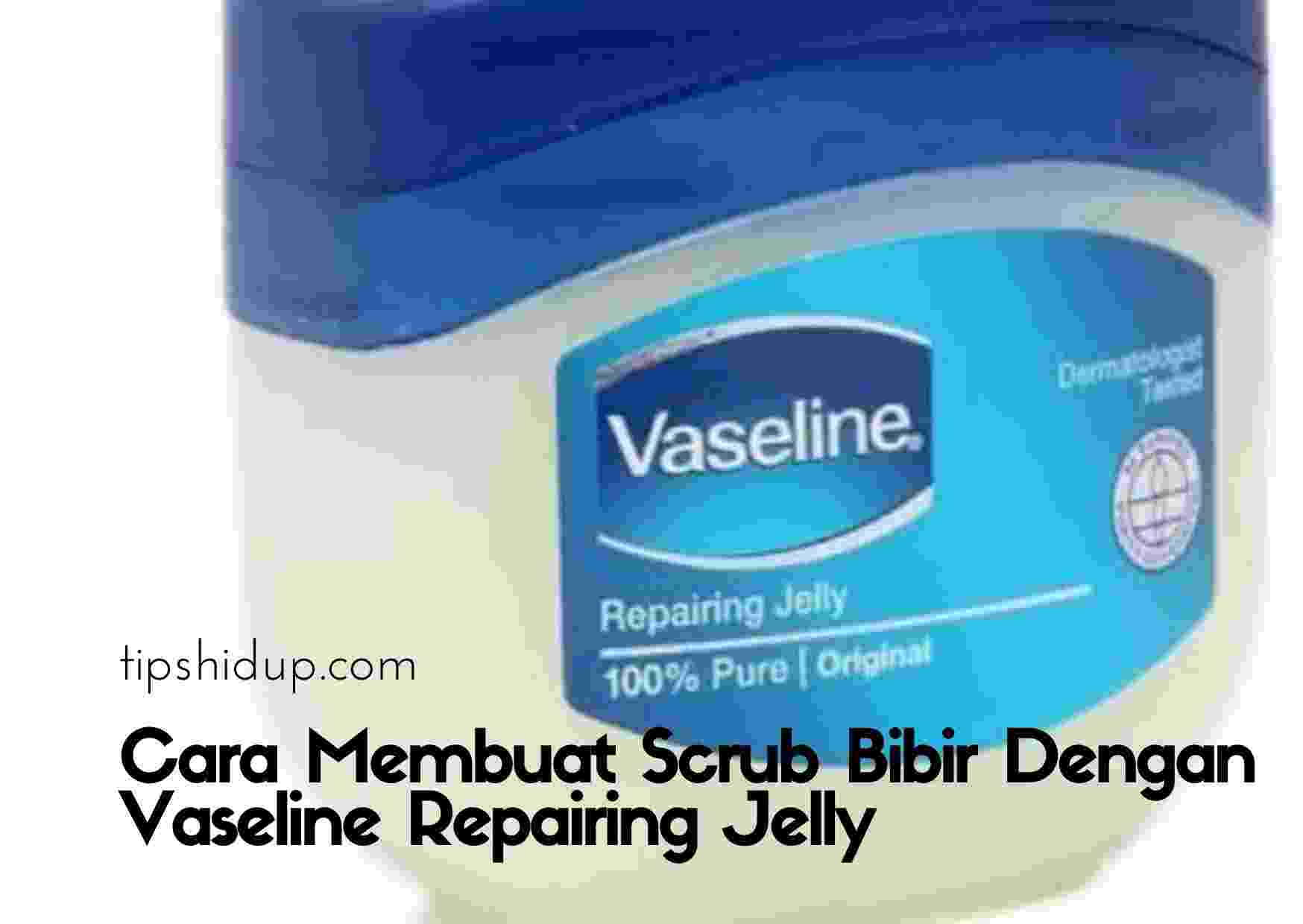 Cara Membuat Scrub Bibir Dengan Vaseline Repairing Jelly